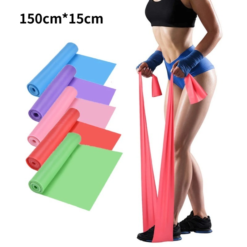 Yoga Fitness Resistance Band - Natuurlijke Latex Resistance Bands, elastische trainingsbanden