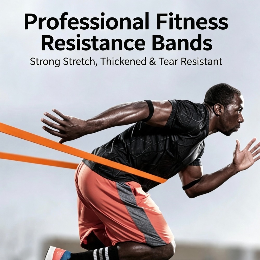 Yoga Fitness Resistance Band - Verdikte weerstandsbanden, 25-65LBS elastische stretchbanden voor