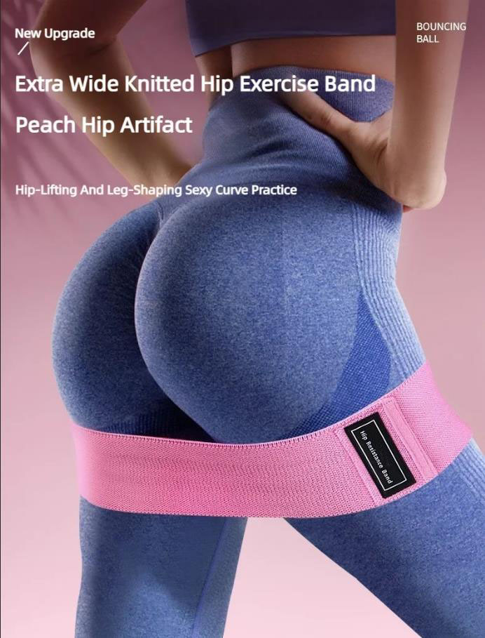 Yoga Fitness Resistance Band - 3 stuks stoffen weerstandsbanden voor heupen,