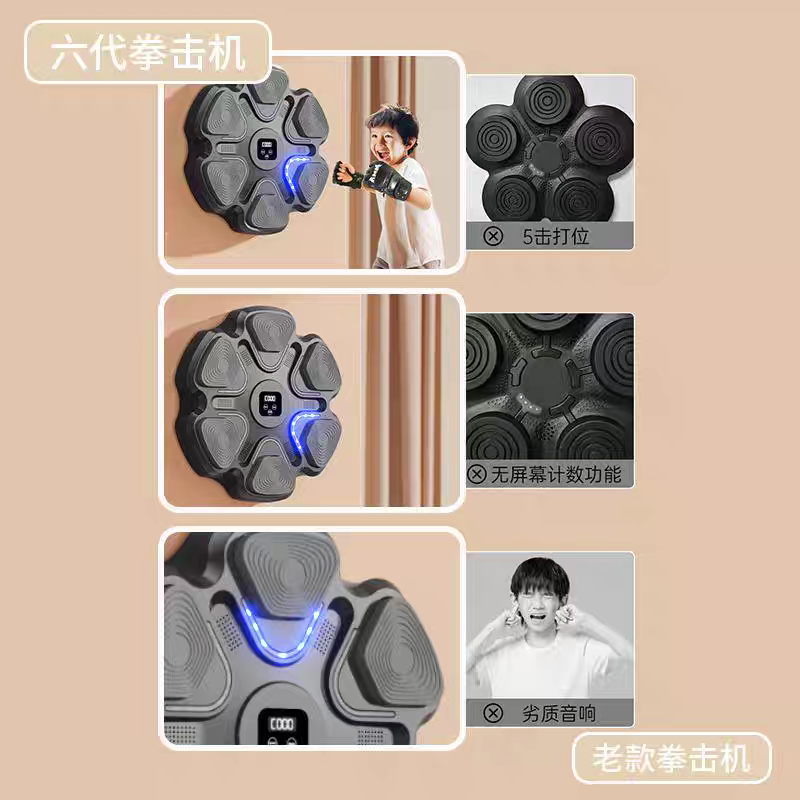 Boxing Punching Bag - 2026 Intelligente Home Gym Bokstrainingmachine Wandgemonteerde