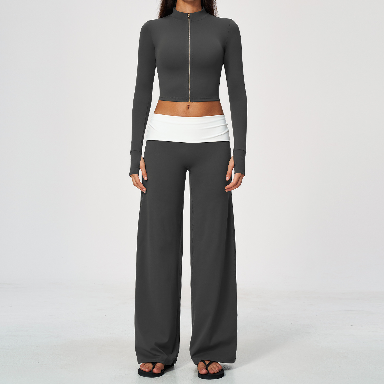 Zipjas, wijde broek, 2-delige  - Yoga For Fitness recensie en prijs
