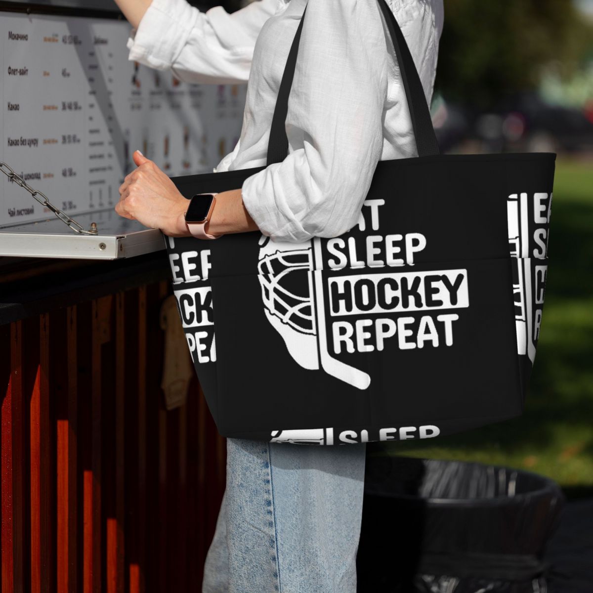 Grappig hockeycitaat Hockey Qu - Yoga Fitness Quotes recensie en prijs
