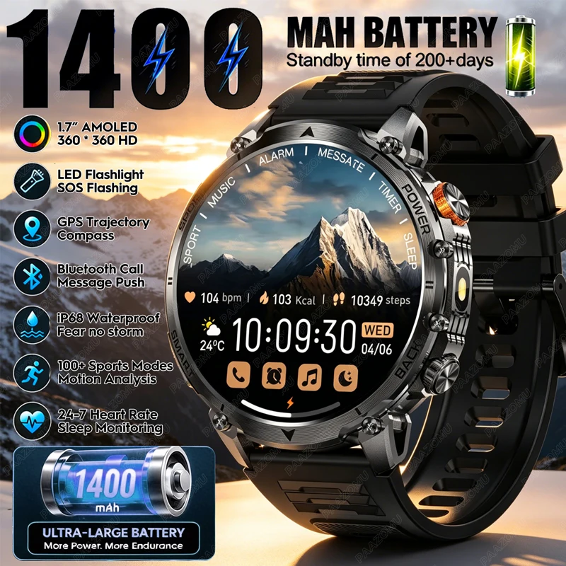 2026 Heren Robuuste Smartwatch - Gym Floor Mats recensie en prijs