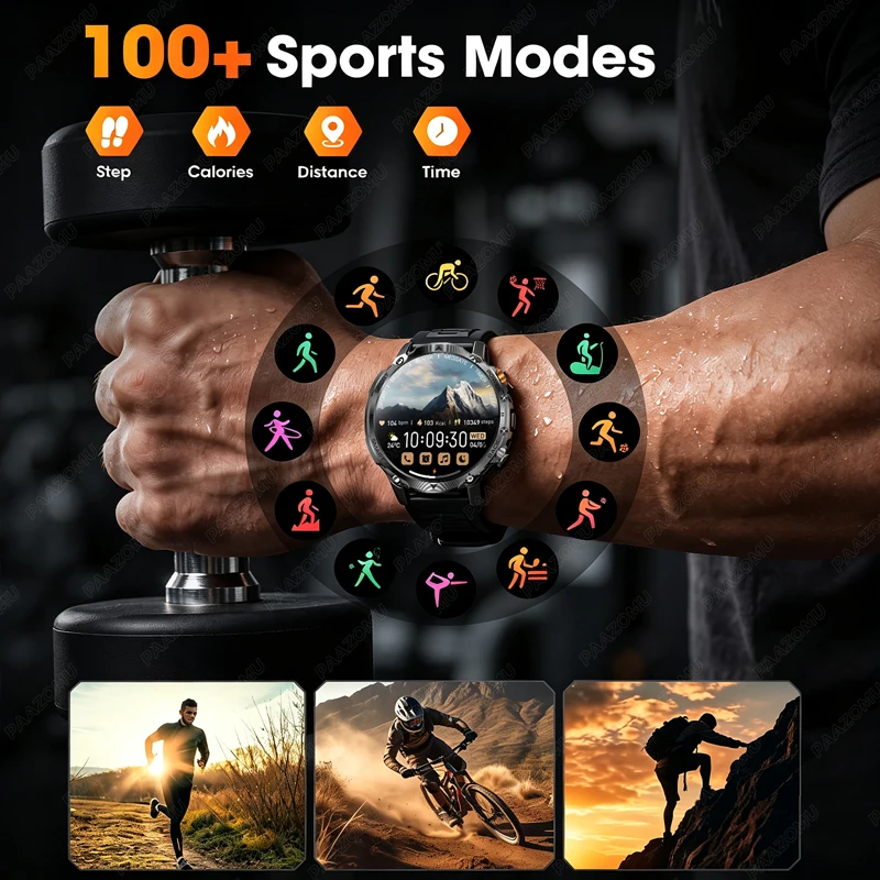 2026 Heren Robuuste Smartwatch - Gym Floor Mats recensie en prijs