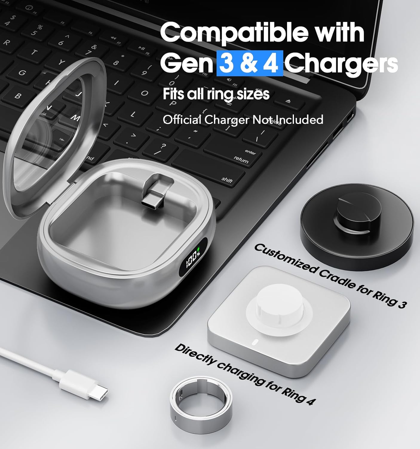 Oplaadcase voor Oura Ring Gen  - Gymnastics Rings recensie en prijs
