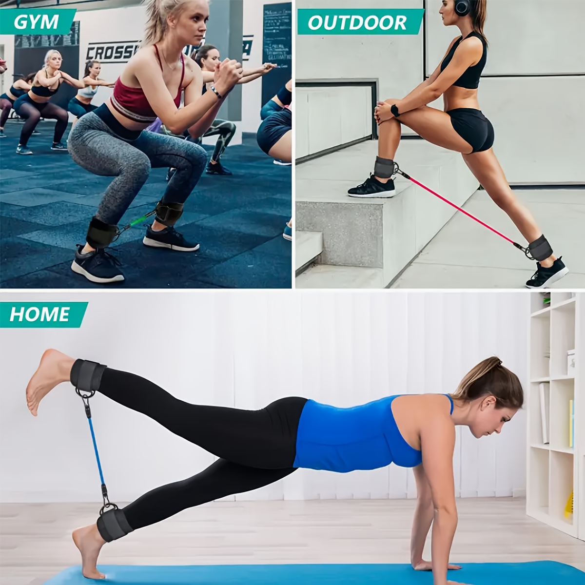 5-delige enkelweerstandsbanden - Yoga Fitness Resistance Band recensie en prijs