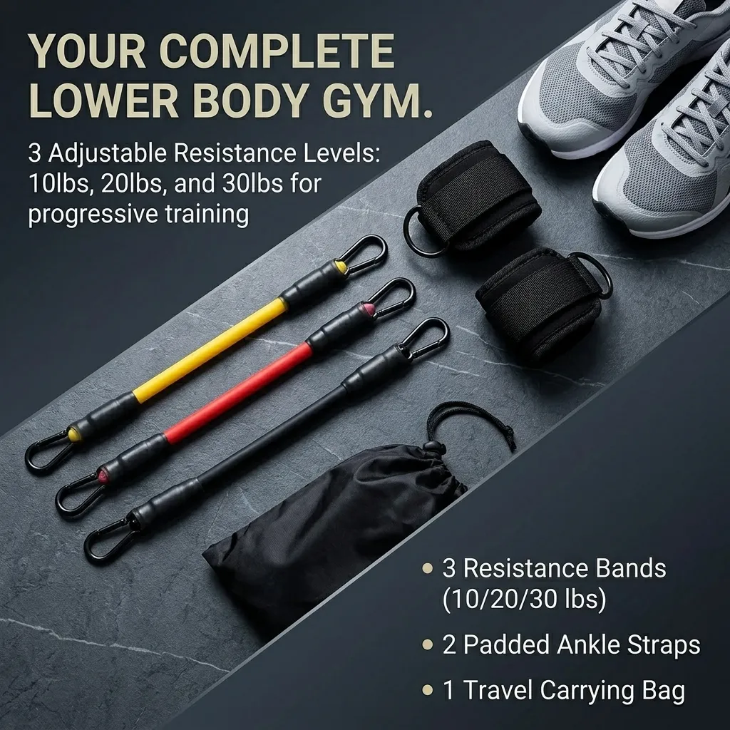 5-delige enkelweerstandsbanden - Yoga Fitness Resistance Band recensie en prijs