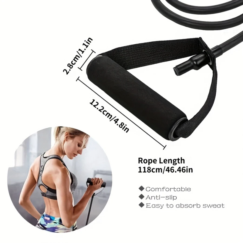 1 stuk 4-delige weerstandsband - Yoga Fitness Resistance Band recensie en prijs