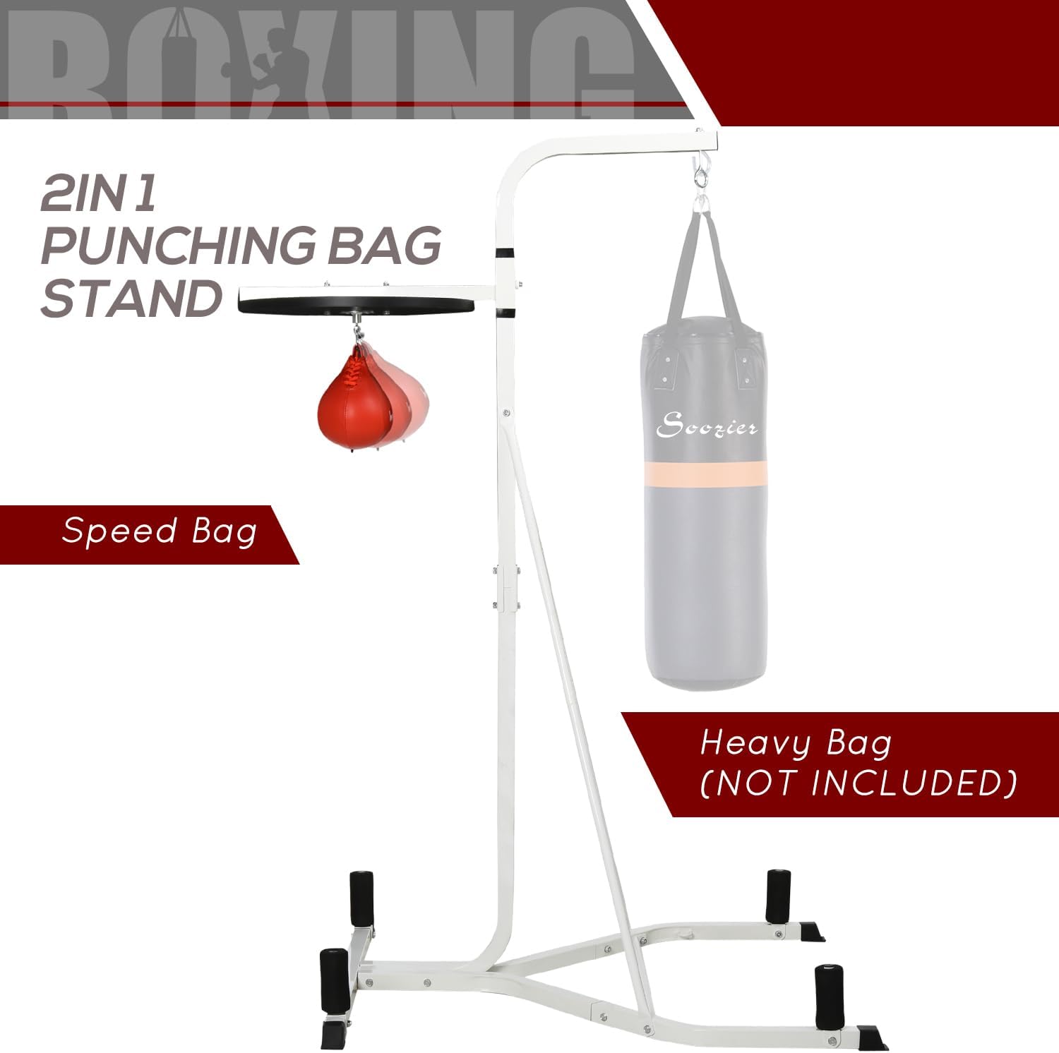 2-in-1 standaard voor bokszak  - Boxing Punching Bag recensie en prijs