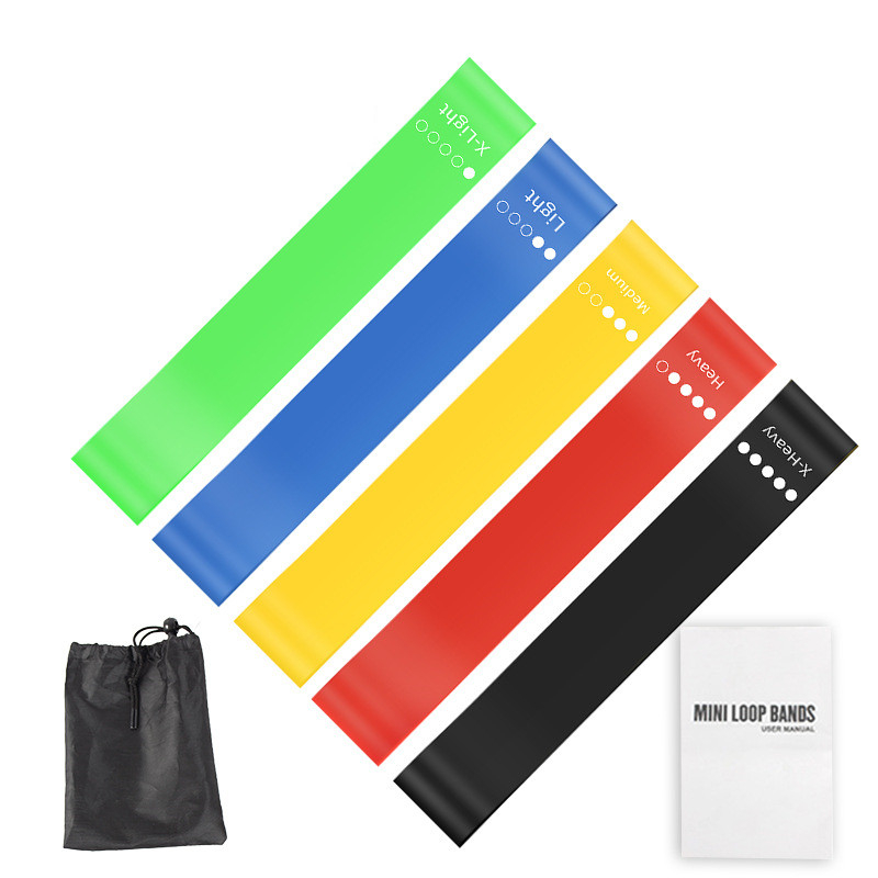 5-delige TPE weerstandsbandens - Yoga Fitness Resistance Band recensie en prijs