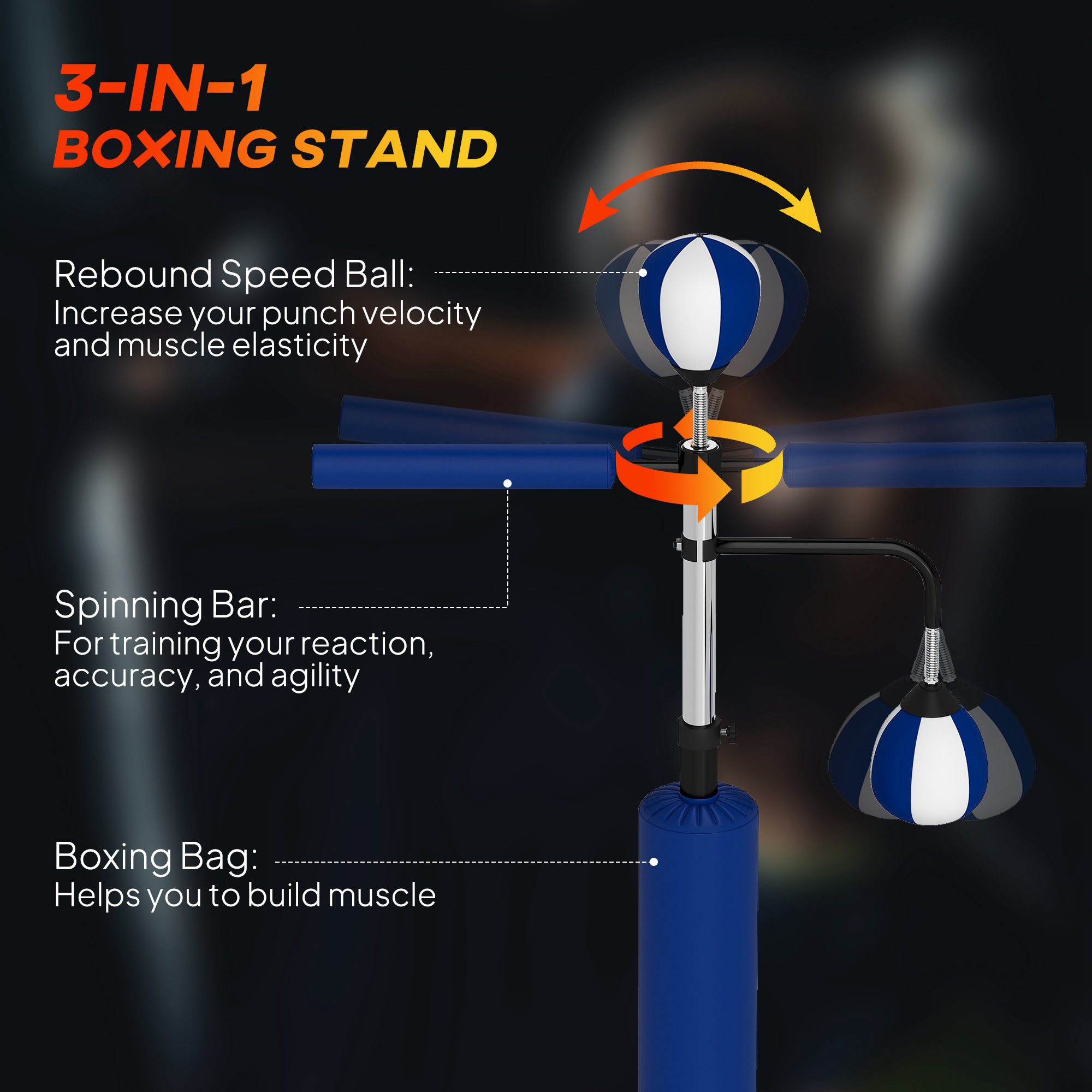 4.6-6.7 Snelheidsbokszak, Refl - Boxing Punching Bag recensie en prijs