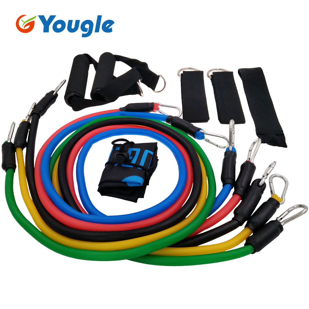 Yougle 11 Stks/set Pull Touw F - Yoga Fitness Resistance Band recensie en prijs