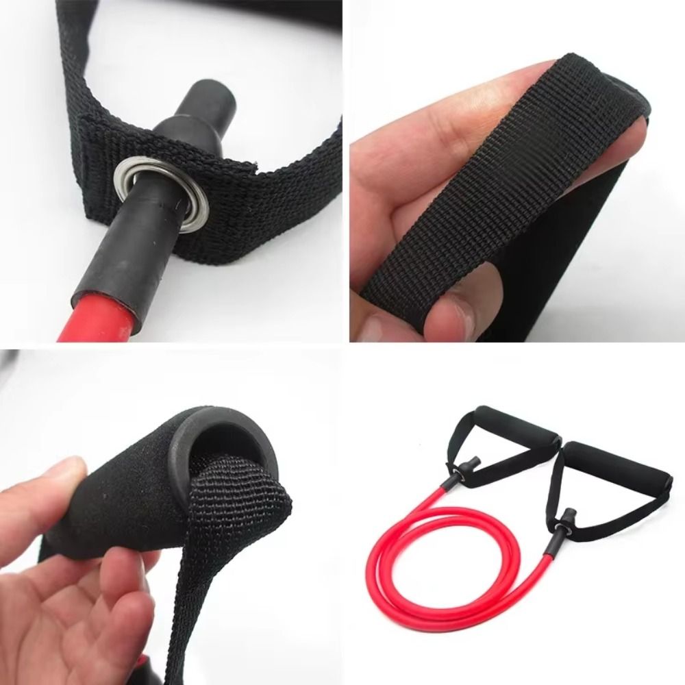 Met handgrepen, weerstandsband - Yoga Fitness Resistance Band recensie en prijs