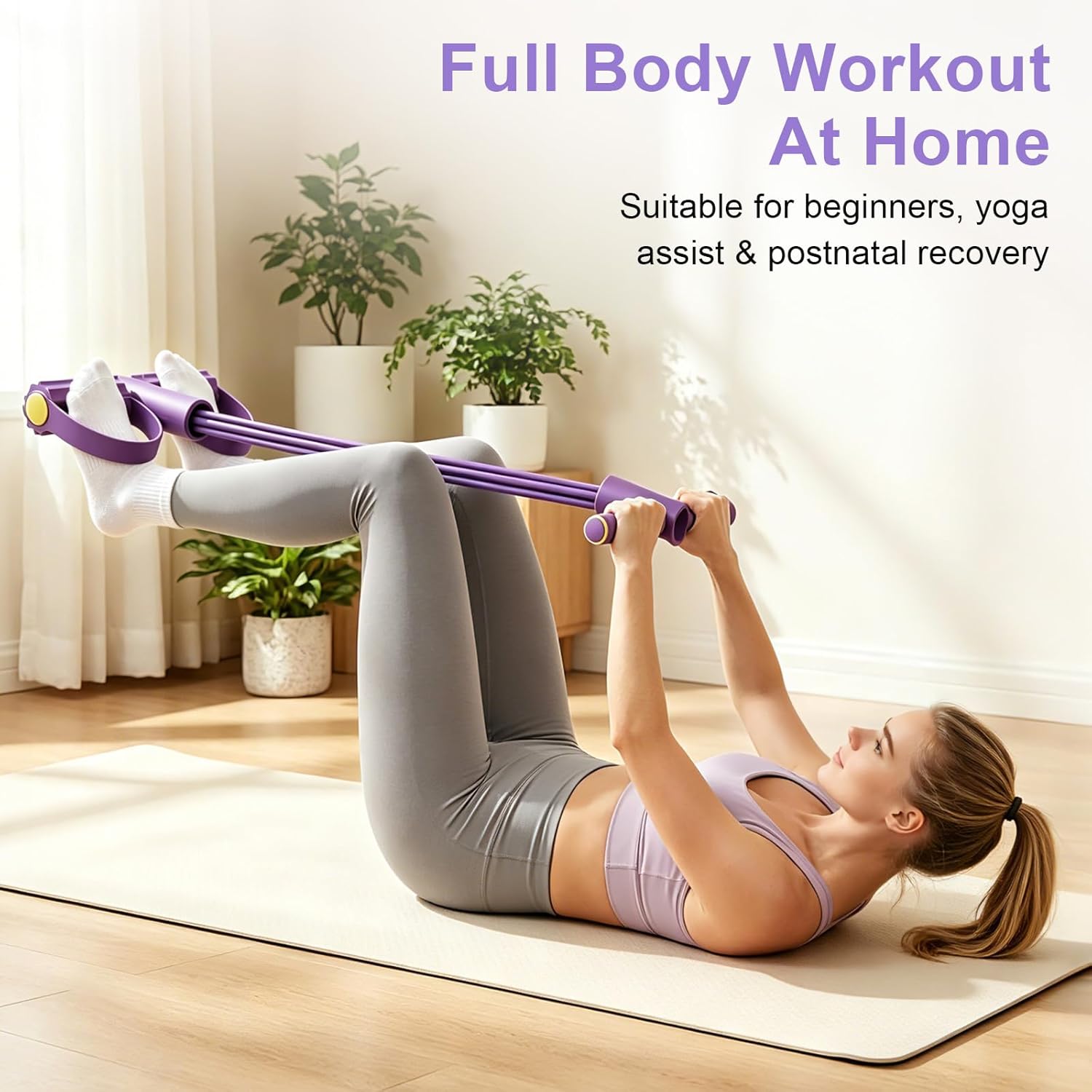 4-buisige weerstandsband Multi - Yoga Fitness Resistance Band recensie en prijs