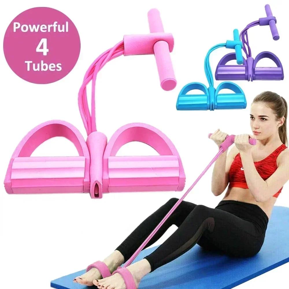 4/6 niveau weerstandsband elas - Yoga Fitness Resistance Band recensie en prijs